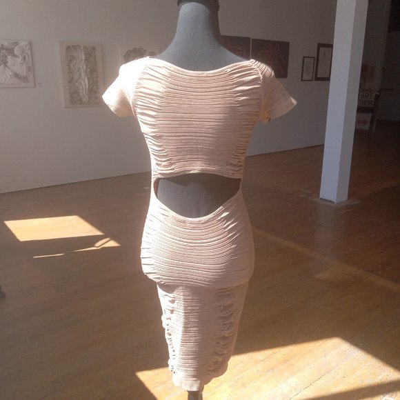 Prime Cut One Size Nylon Cut Out Dress - Picture 7 of 13